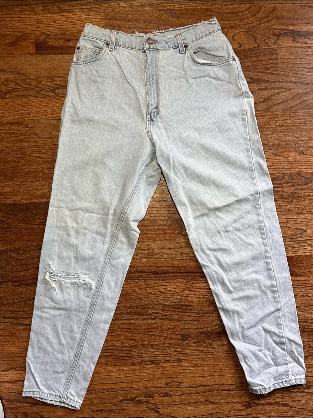 Vtg 1996 Levis 951 Orange Tab Jeans Womens Sz 14 Relaxed Fit Tapered Grunge READ